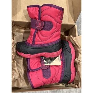 Size 6 Toddler Kamik Snowbug 5 Rose Waterproof Pink Warm Cozy Snow Boots New